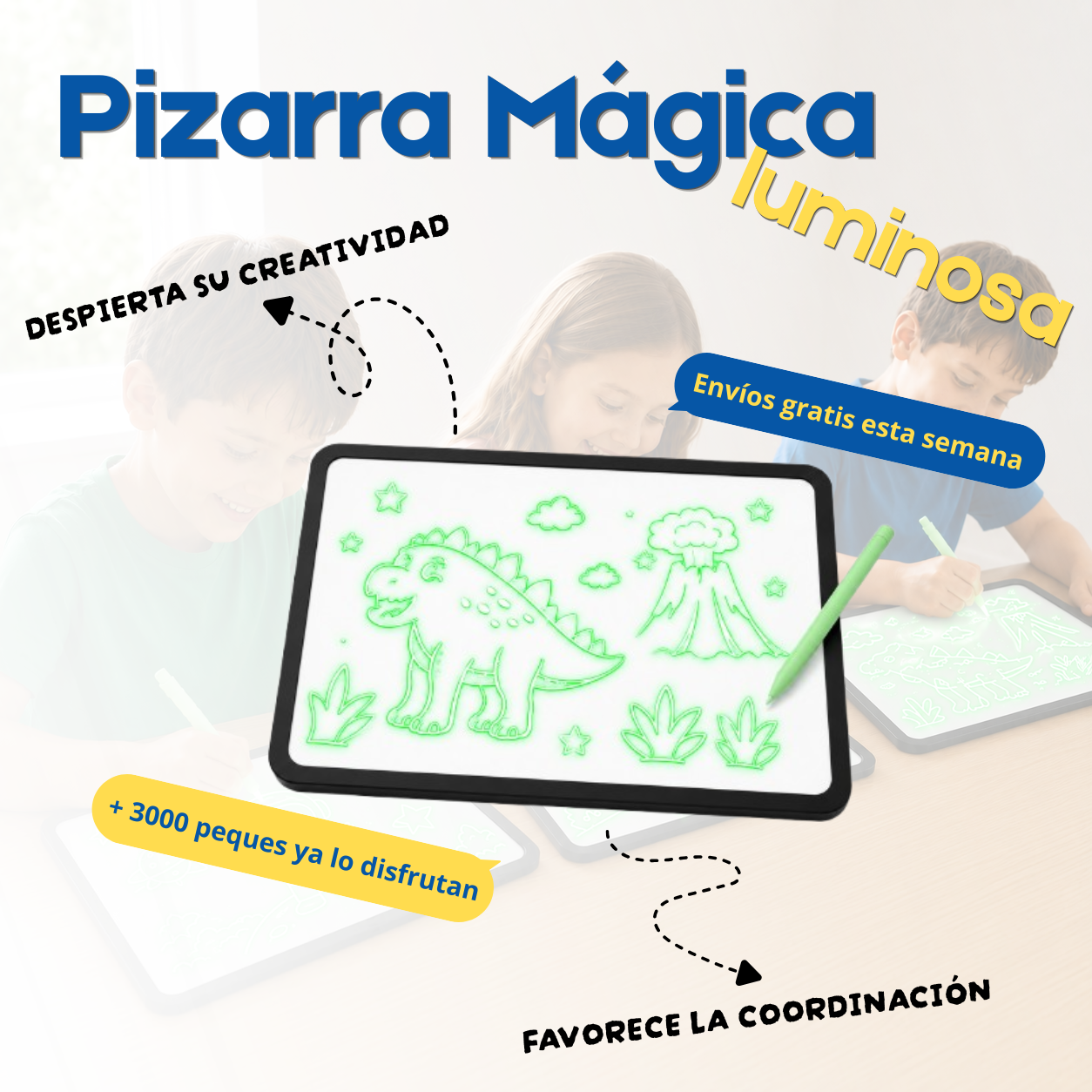 Pizarra Mágica Luminosa KokoKids™