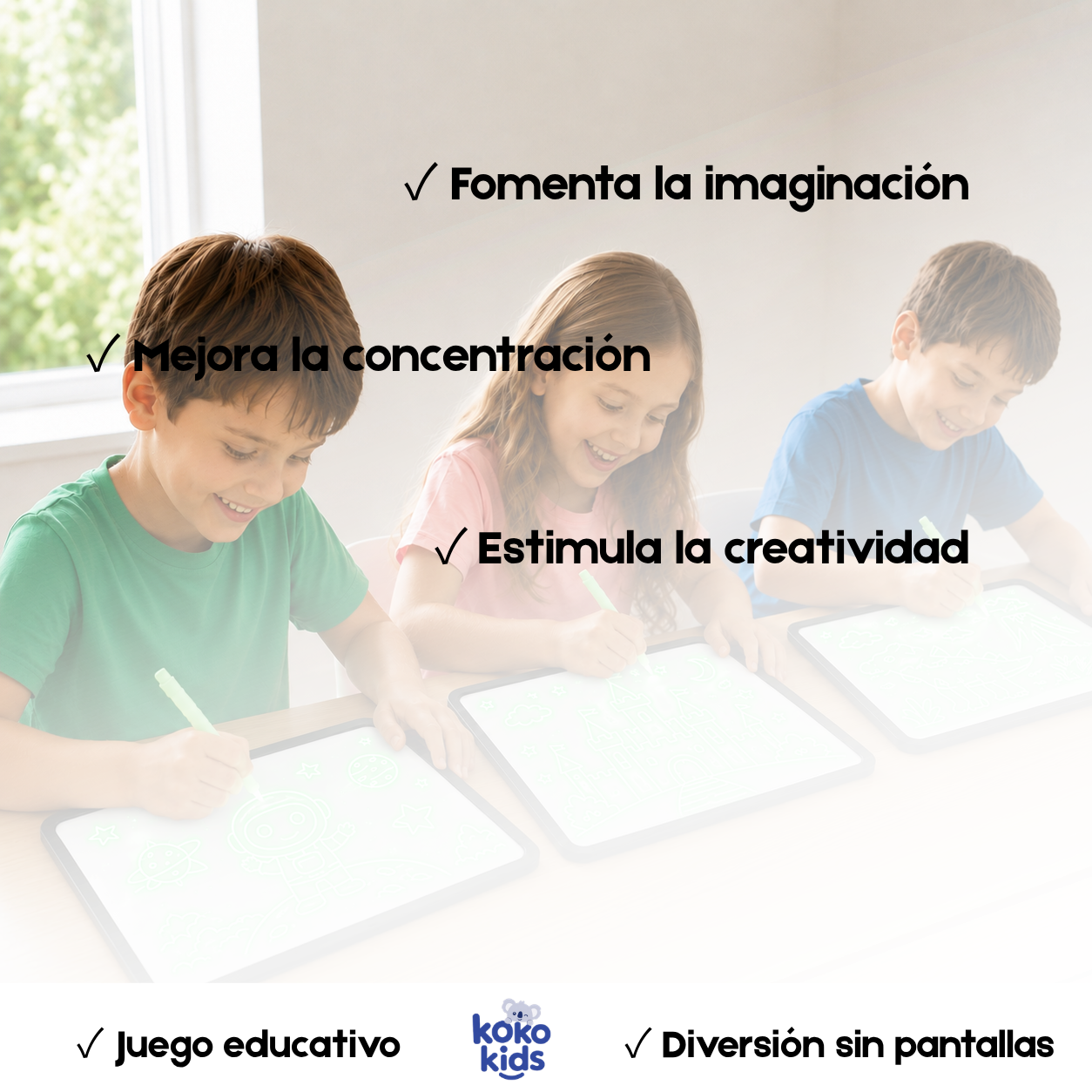 Pizarra Mágica Luminosa KokoKids™